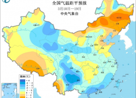 氣溫前升后降  周內降水減少